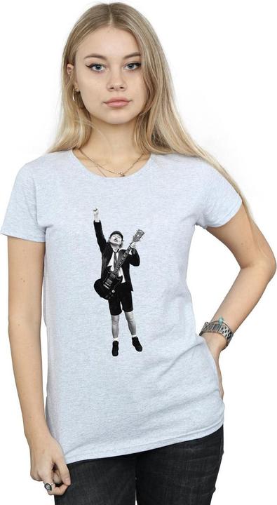 Produktbild AC/DC Angus Young TShirt aus Baumwolle mit Ausschnitt (XL)