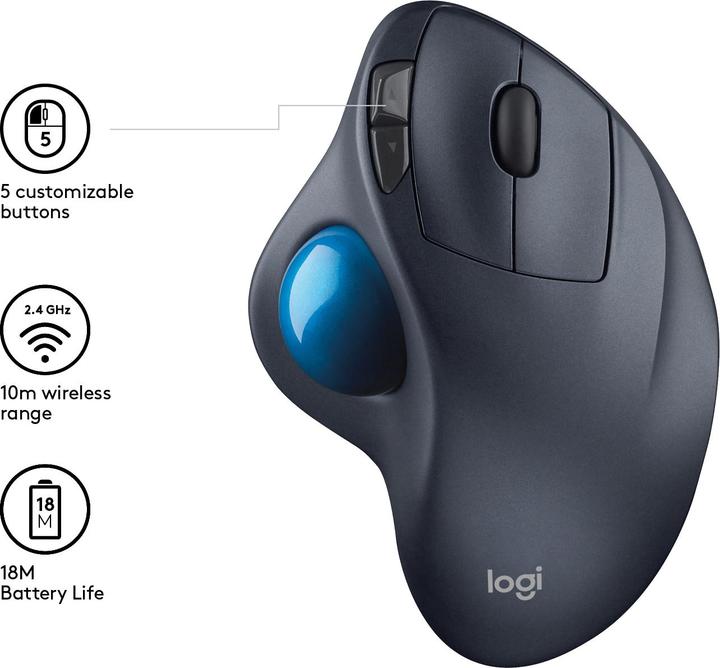 Actual product image Logitech M570 (Wireless)