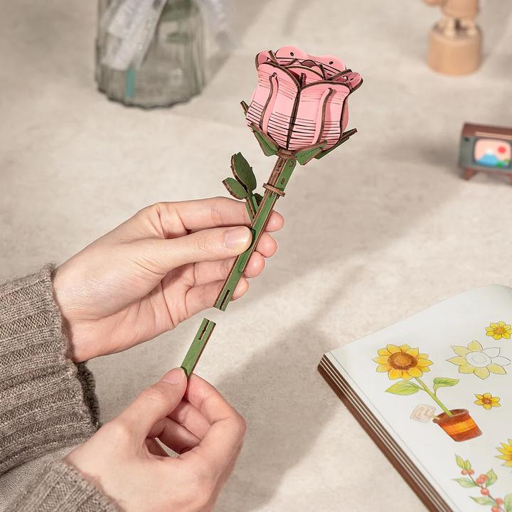 Produktbild Robotime Modellbausatz 'BLUMENSTRAUSS'