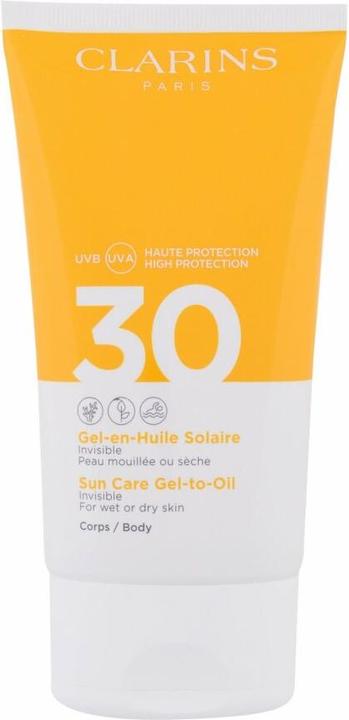 Image du produit Clarins Soleil - Gel-en-Huile Solaire Corps SPF30 (Crème solaire, SPF 30, 150 ml, 197 g)