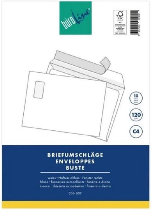 Image du produit BüroLine Enveloppe (C4, 10 x)