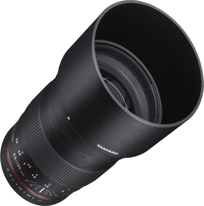 Image du produit Samyang 135mm f/2 - f/22 ED UMC - Canon EF (Canon EF, Plein format)
