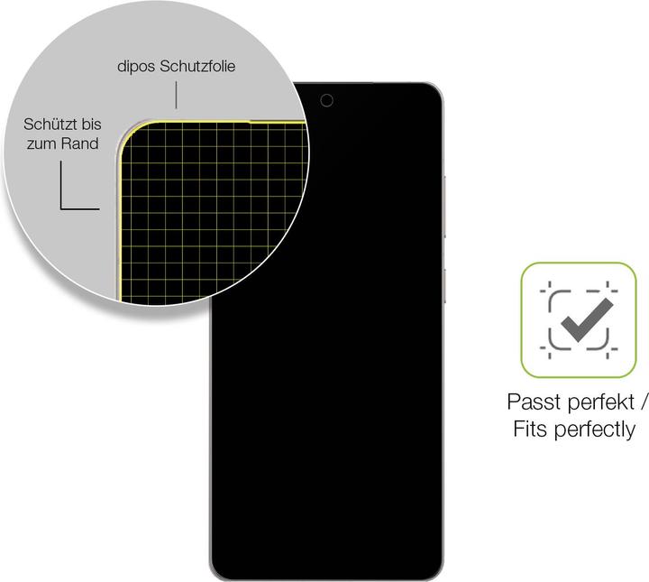 Produktbild Dipos Full Cover Schutzfolie Matt (1 Stück, OnePlus Ace Pro)