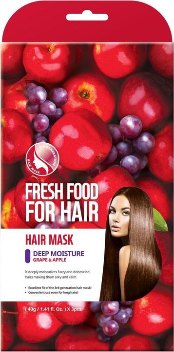 Produktbild Farmskin Fresh Food - Hair Mask Deep Moisture Grape / Apple (40 ml)