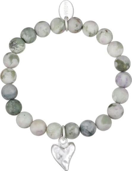 Andreani Armband mit echter natürlicher Jade (19 cm)