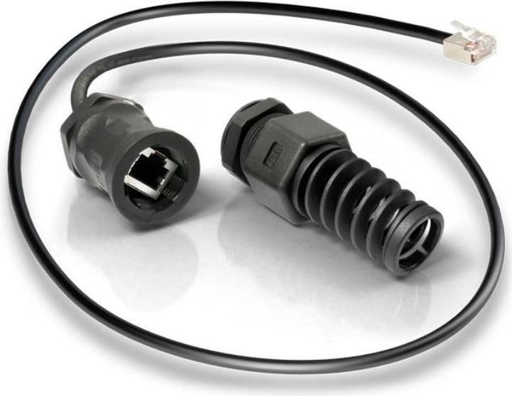 Image du produit Quwireless QRJ45-L - QuRJ45-L - IP68 Adaptateur de prise RJ-45 pour l'extérieur 380mm (Câbles de réseau)