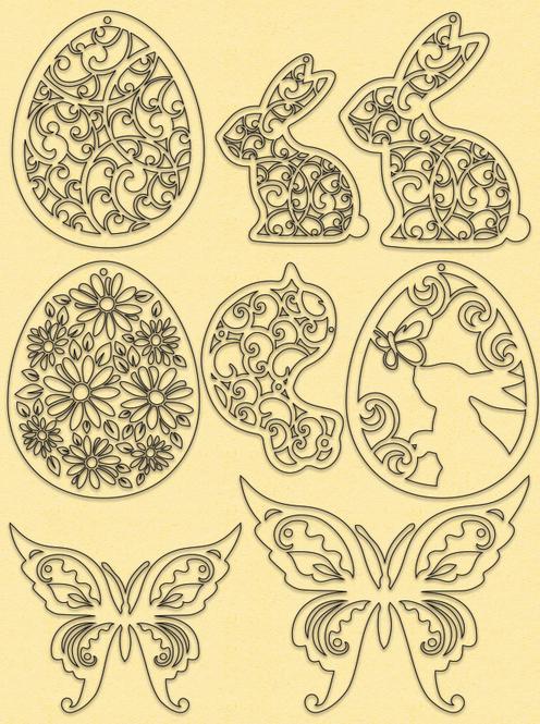 Produktbild Ursus Deko-Set Ostern Pastell (1 x)