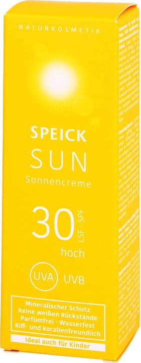 Actual product image Speick Sunscreen SPF 30 Cream (Suntan cream, SPF 30, 60 ml)