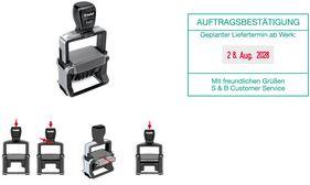 Image du produit Trodat Dateur avec texte personnalisable 5480 auto-encreur noir