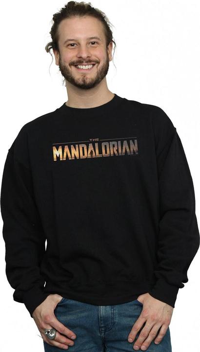 Actual product image Star Wars Mens The Mandalorian Series Logo Sweatshirt (3XL)