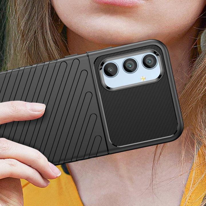 Actual product image Hurtel Thunder Case case for Samsung Galaxy A54 5G silicone armor case black (Samsung Galaxy A54 5G)