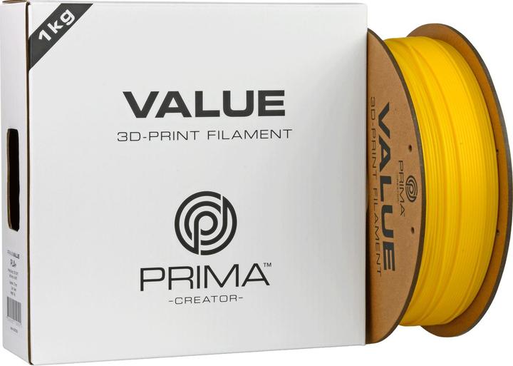 Image du produit Prima Creator PrimaValue PLA+ (PLA, 1.75 mm, 1320 g, Jaune)