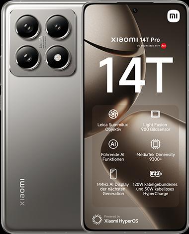 Actual product image Xiaomi 14T (512 GB, Titan Grey, 6.67", SIM + eSIM, 50 Mpx, 5G)