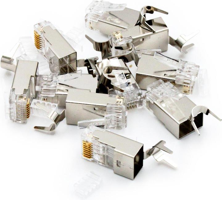 Digitus RJ45 kištukas Cat.6A, ekranuotas (AWG 22-24 kabeliams) 10 vnt. (CAT6a)