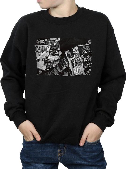 Actual product image AC/DC Boys Badges And Posters Collection Sweatshirt (140, 146)