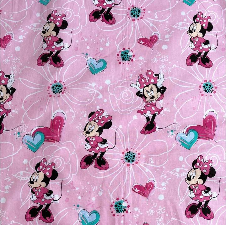 Actual product image Tinisu Minnie Mouse fitted sheet - 90x200 cm duvet cover single bed mattress cover (90 x 200 cm)