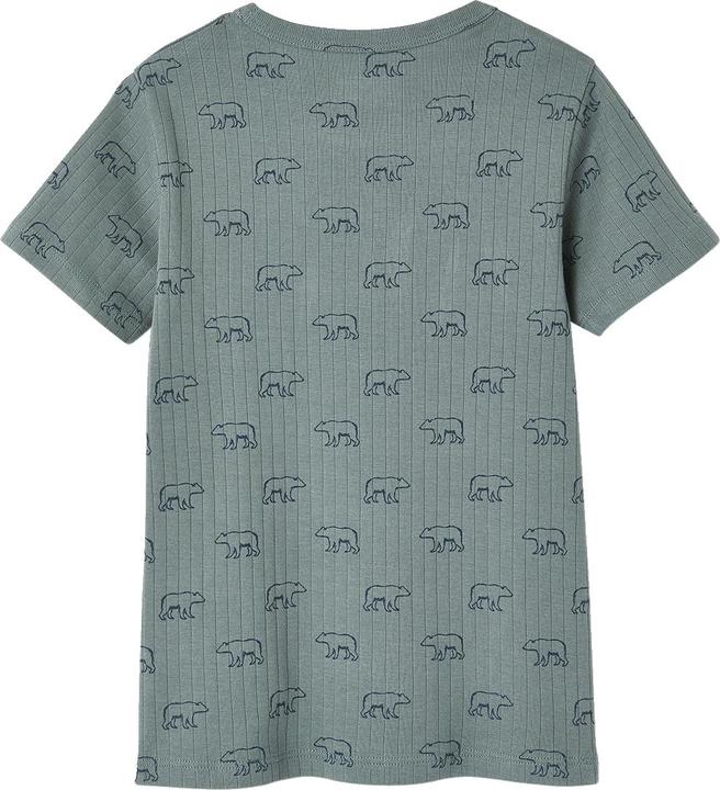 Actual product image Vertbaudet 3-pack of boys' ribbed T-shirts, bears (86, pack of 3)