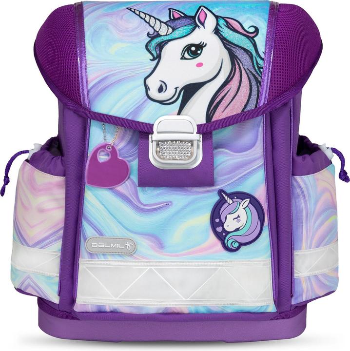 Actual product image Belmil CLASSY Schulrucksack-Set Unicorn Dream (19 l)