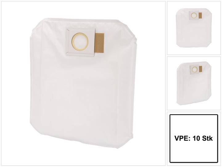 Makita Fleece filter bag dust bag 6 L 10 pcs. ( 191C26-2 ) for vacuum cleaner DVC 660 / 665 (10 x)