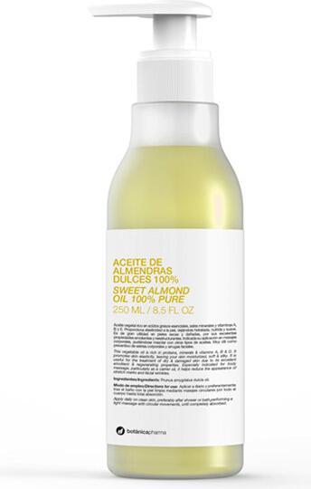 Botánicapharma Botanicapharma - Oil Almond Pure For Face. Body And Hair Pump 250Ml (250 ml)