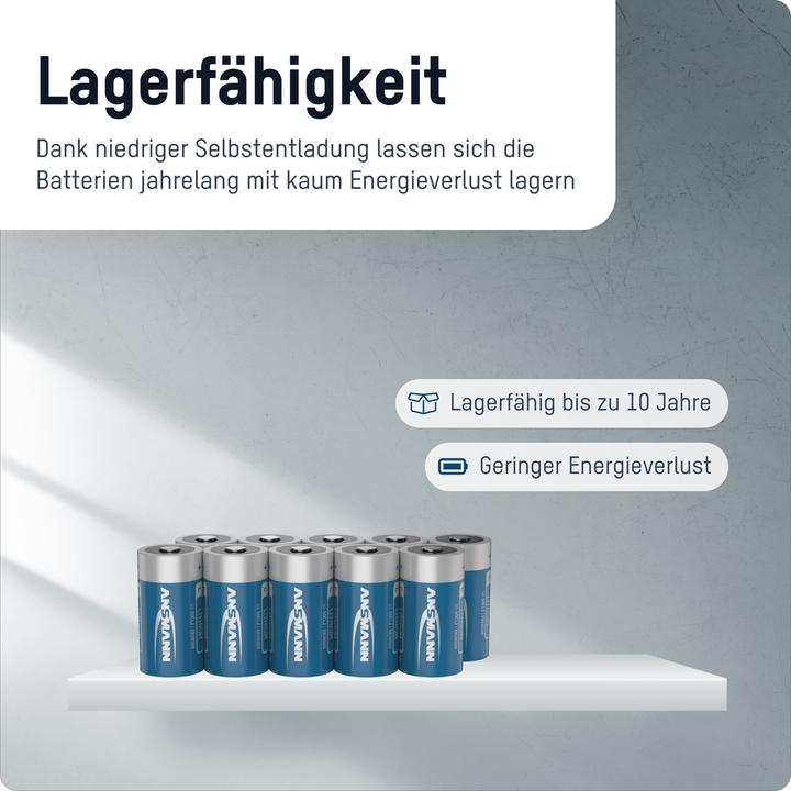 Actual product image Ansmann Battery C ER26500 3.6V Lithium thionyl chloride (1 pcs.)