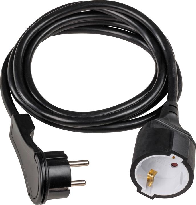 Produktbild As - Schwabe Verlängerung Flachstecker (2 m, CEE 7/3)