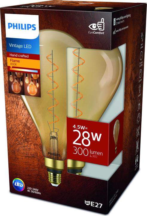 Actual product image Philips LED EyeComfort (E27, 4.50 W, 300 lm, 1 x, F)