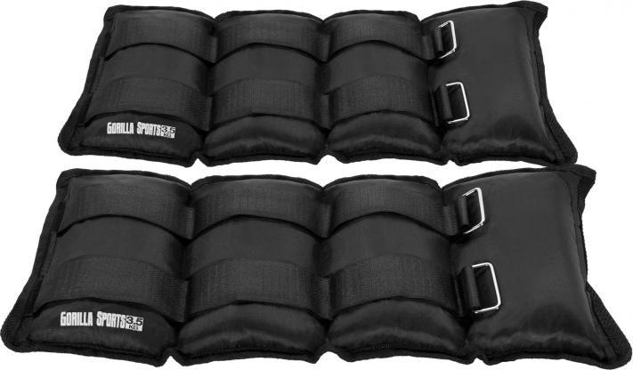Produktbild Gorilla Sports Gewichtsmanschetten (2 x 4 kg)