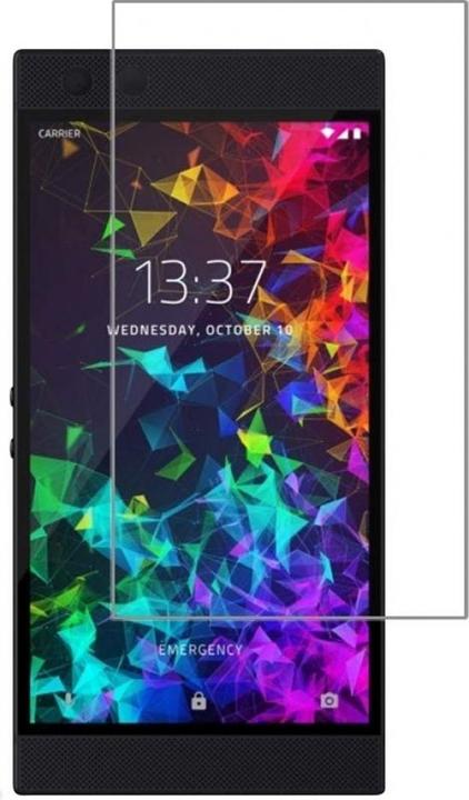 Actual product image Screenguard Razer Phone 2 Protective Glass Film Case Friendly Design (1 Piece, Razer Phone 2)