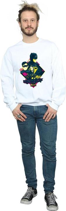 Immagine prodotto Felpa in cotone con personaggi Pop Art della serie TV di Batman (XL)