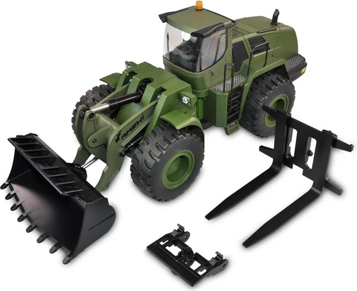 Image du produit Amewi Chargeuse sur pneus G485E ME militaire (RTR Prêt à fonctionner)
