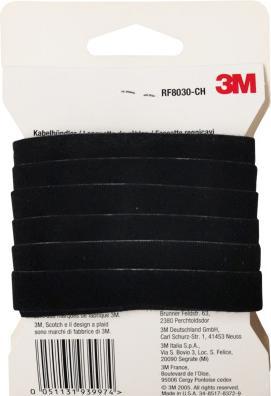 Actual product image Scotch Cable bundler large RF8030CH 6 pieces (Velcro cable ties, 6 pcs.)