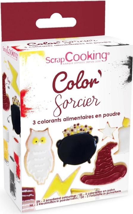 Produktbild ScrapCooking 3er Set Lebensmittelfarben Pulver