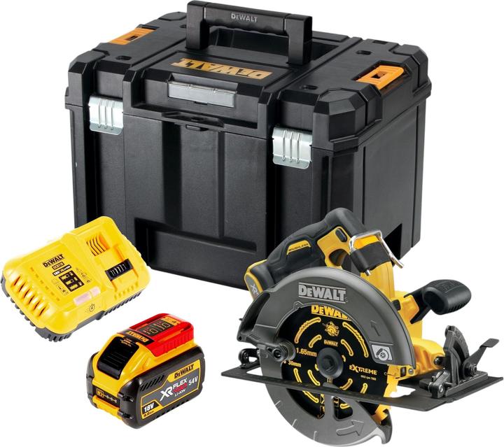 Actual product image DeWalt DCS 578 NT Cordless circular saw 54V XR FlexVolt 190 mm brushless + saw blade + TSTAK -
