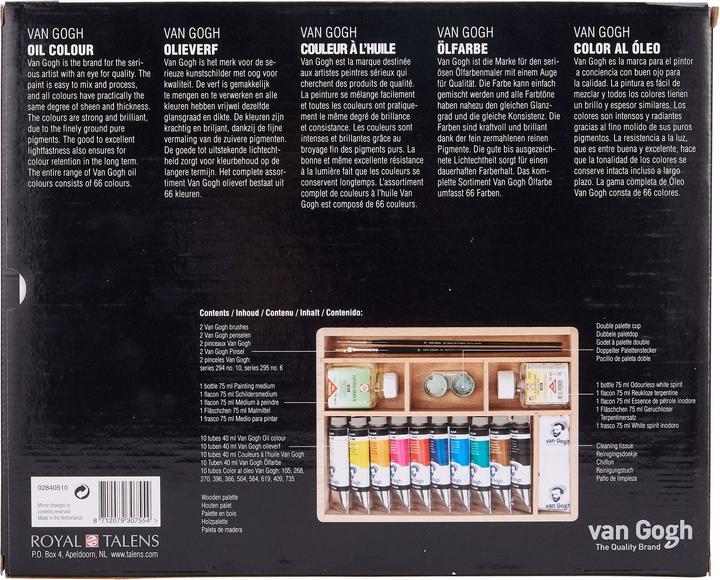 Produktbild Van Gogh Ölfarbe Basis Malkasten (Mehrfarbig, 400 ml)