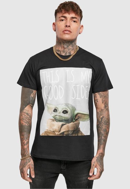 Actual product image Mister Tee Baby Yoda Good Side Tee (XS)