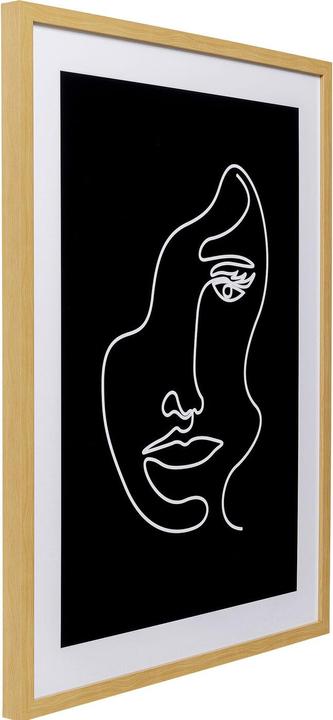 Produktbild Kare Design Gerahmtes Bild Faccia Arte Woman 60x80cm (60 x 80 cm)