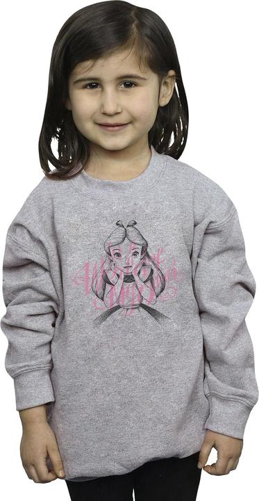 Produktbild Disney Mädchen Alice im Wunderland In einer Welt von mir selbst Sweatshirt (116)