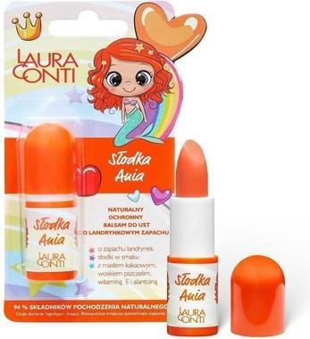 Actual product image Laura Conti Sweet Ania protective lip balm with a landmark fragrance 3.8g