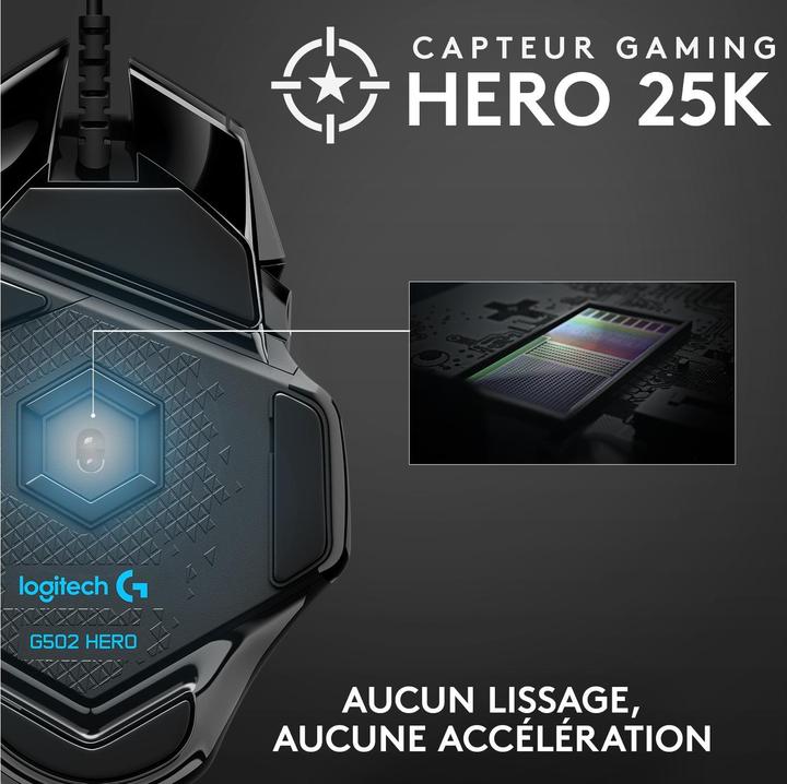 Immagine prodotto Logitech G G502 Hero (Cablato)