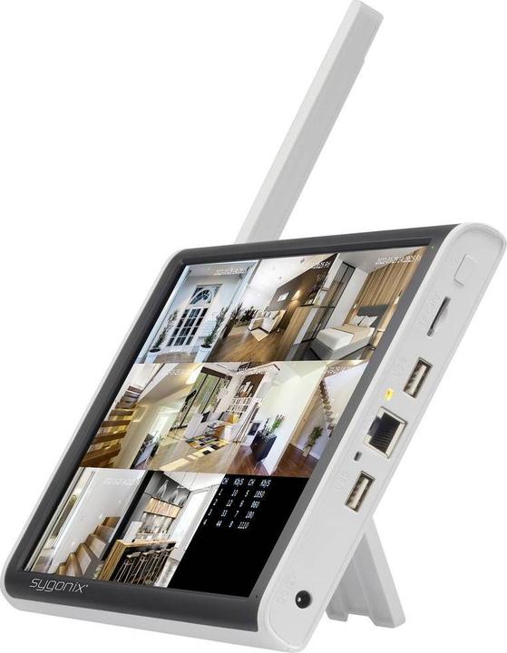 Image du produit Sygonix Kit de caméras de surveillance sans fil 8 canaux avec 2 caméras 1920 x 1080 pixels 2.4GHz (1920 x 1080 Pixels)