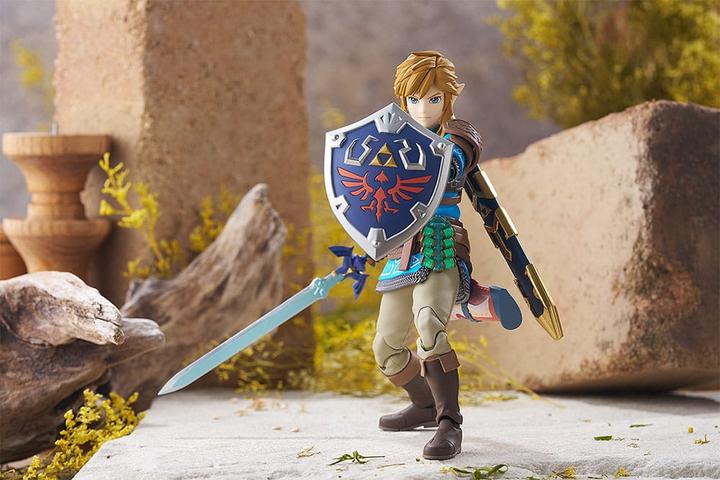 Actual product image Good Smile Company The Legend of Zelda Tears of the Kingdom Figma Action Figure Link Tears of the Kingdom Ver. 15 cm