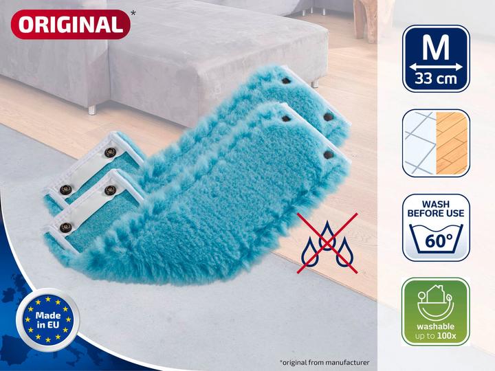 Actual product image Leifheit Wiper cover CLEAN TWIST M / Combi M static plus 2-pack (2 pcs.)