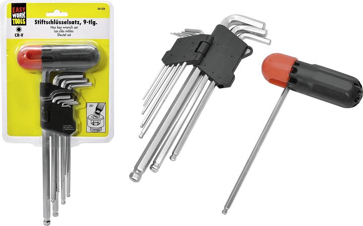 Actual product image Easy Work Hexagonal pin wrench set