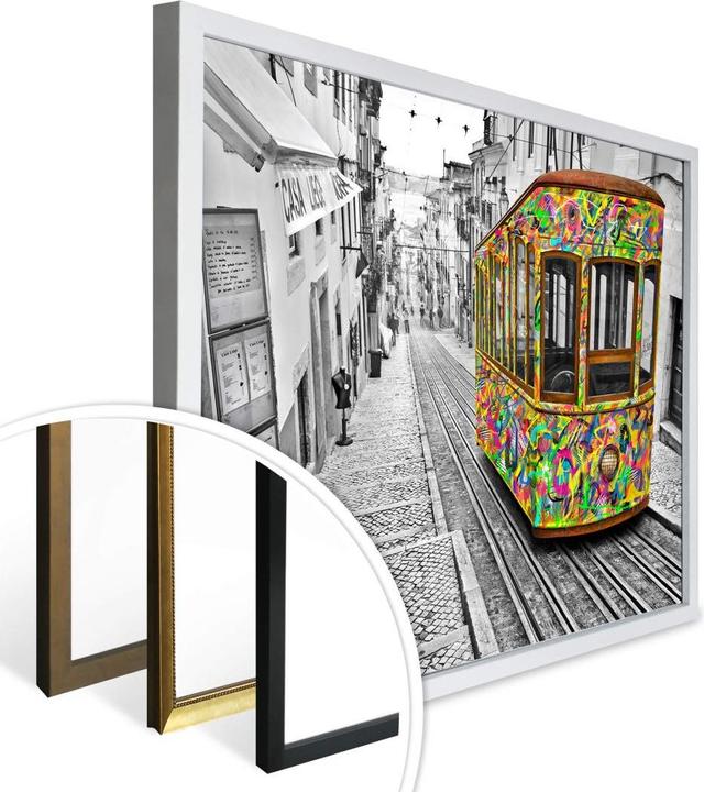 Actual product image Trenddeko Ben Heine - Tram in Lisbon (60 x 50 cm)