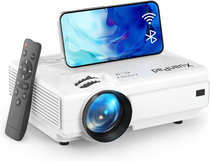 Produktbild XuanPad HD Mini Projektor mit WiFi & Bluetooth (16000 lm)