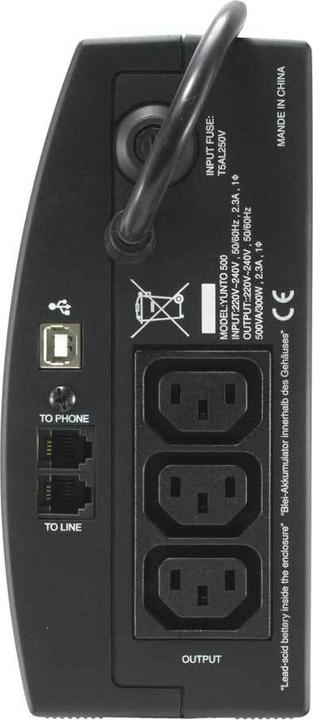 Produktbild Online USV USV Yunto 800 (Y800) (800 VA, 480 W, Line-Interaktiv USV)