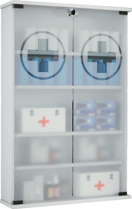 VCM Medizinschrank Honula XXL abschliessbar (60 x 18 cm)