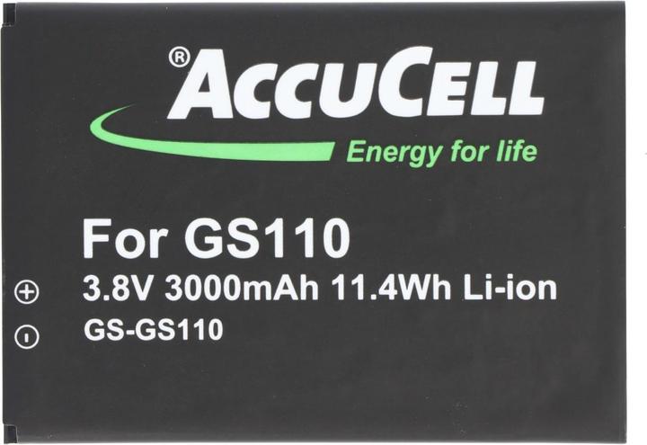 Produktbild AccuCell Akku passend für Gigaset GS110 Li-ion 3.8V 3000mAh 11.4Wh