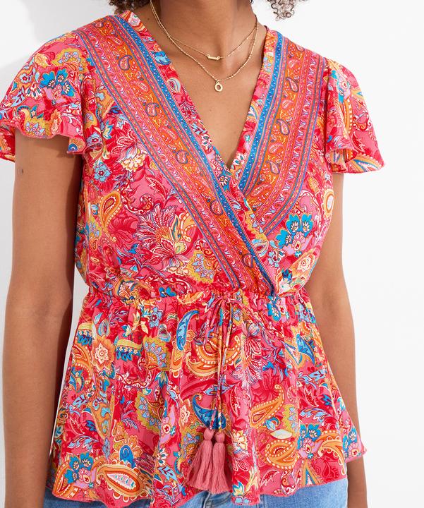 Produktbild Joe Browns Tropical Palm Print Relaxed Co-Ord Top (14)